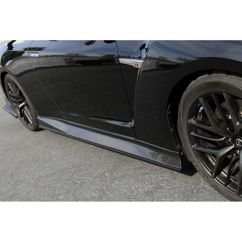 APR Carbon Fiber Side Rocker Extensions | Nissan GTR 2017 - up