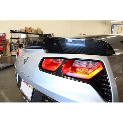 APR Carbon Fibre Track Pack Rear Spoiler (V2) for Chevrolet Corvette C7 Stingray 2014-2019 - image 6