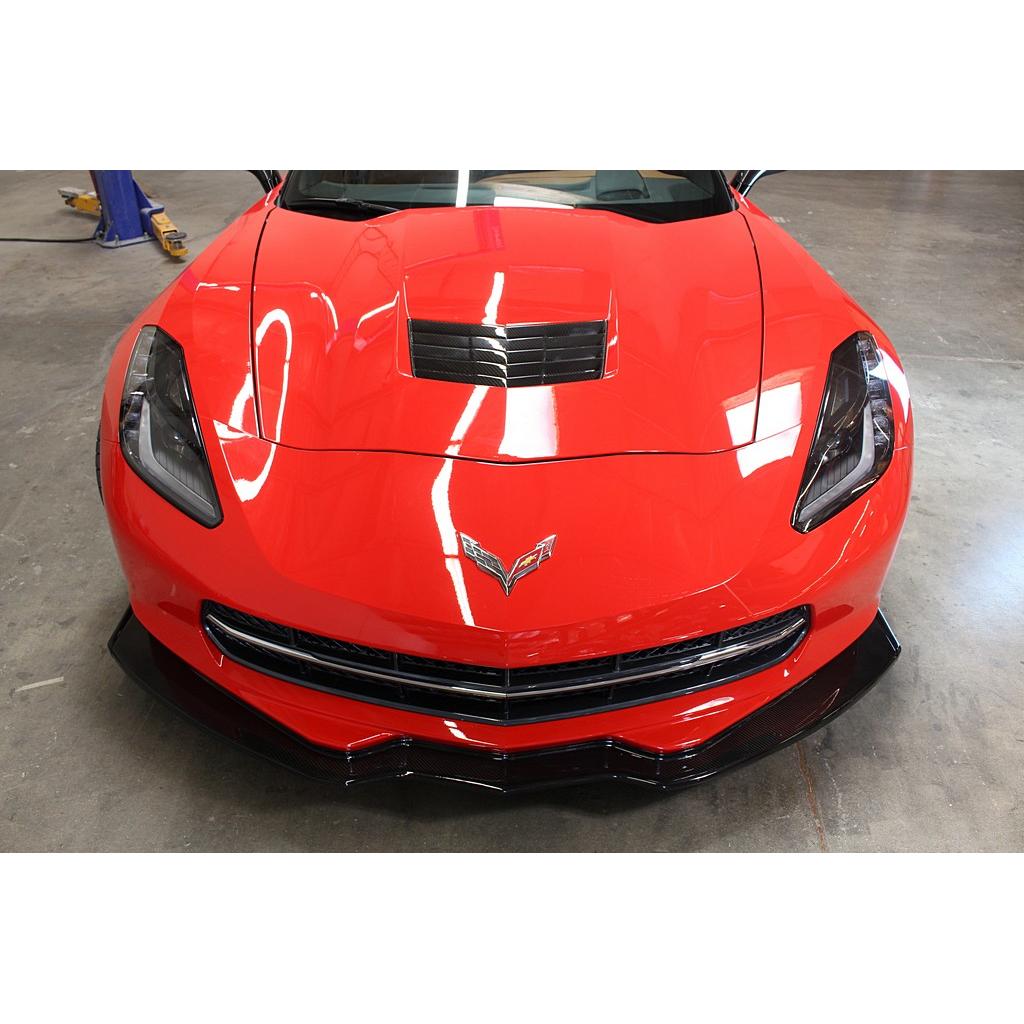 APR Carbon Fibre Front Air Dam for Chevrolet Corvette C7 Stingray & C7 Z06 2014-2019 - image 2