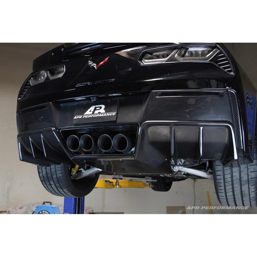APR Carbon Fibre Rear Diffuser V2 for Chevrolet Corvette C7 Stingray & Z06 2014-2019 - image 7