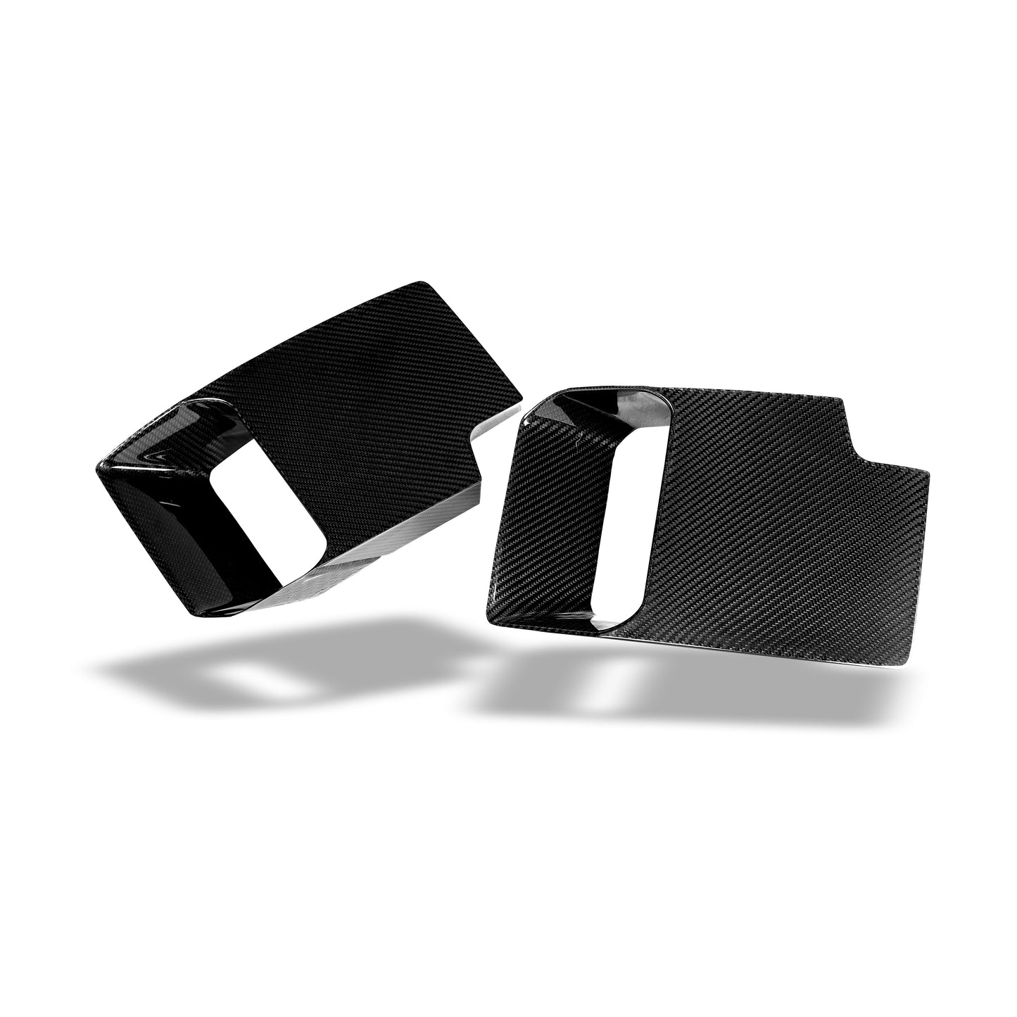 Revozport BMW M2 G87 Carbon Fibre Bumper Block-Off Plates