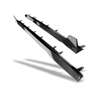Revozport BMW M8 F93 Carbon Fibre Side Skirts