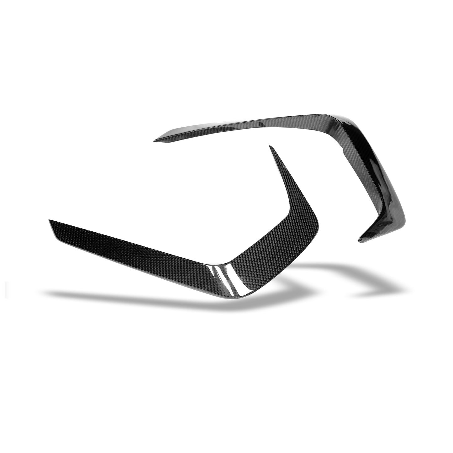 Revozport Carbon Fiber Front Bumper Canards for BMW M8 F93