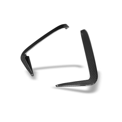 Revozport BMW M8 F91 F92 F93 Carbon Fiber Rear Bumper Canards