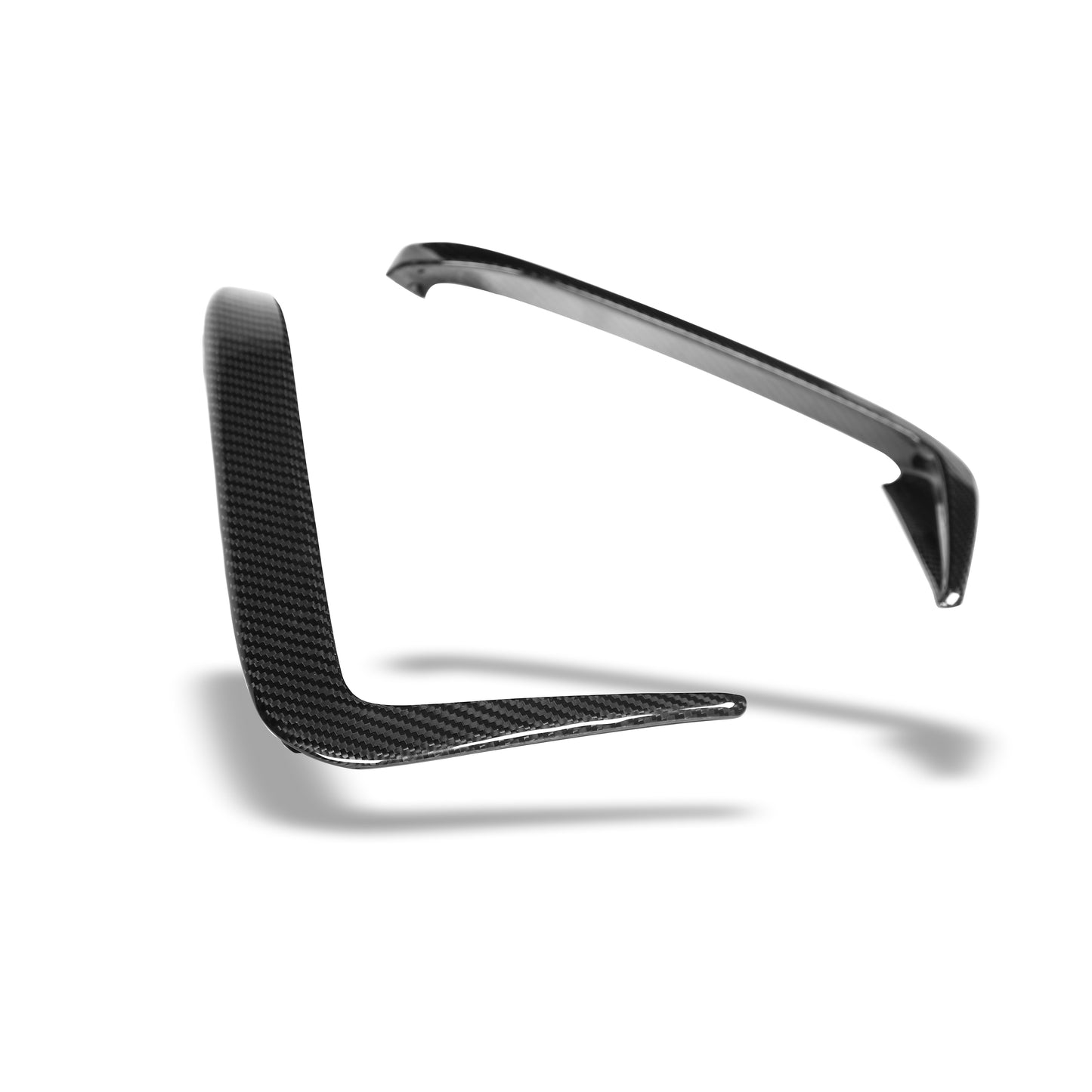 Revozport BMW M8 F91 F92 F93 Carbon Fiber Rear Bumper Canards