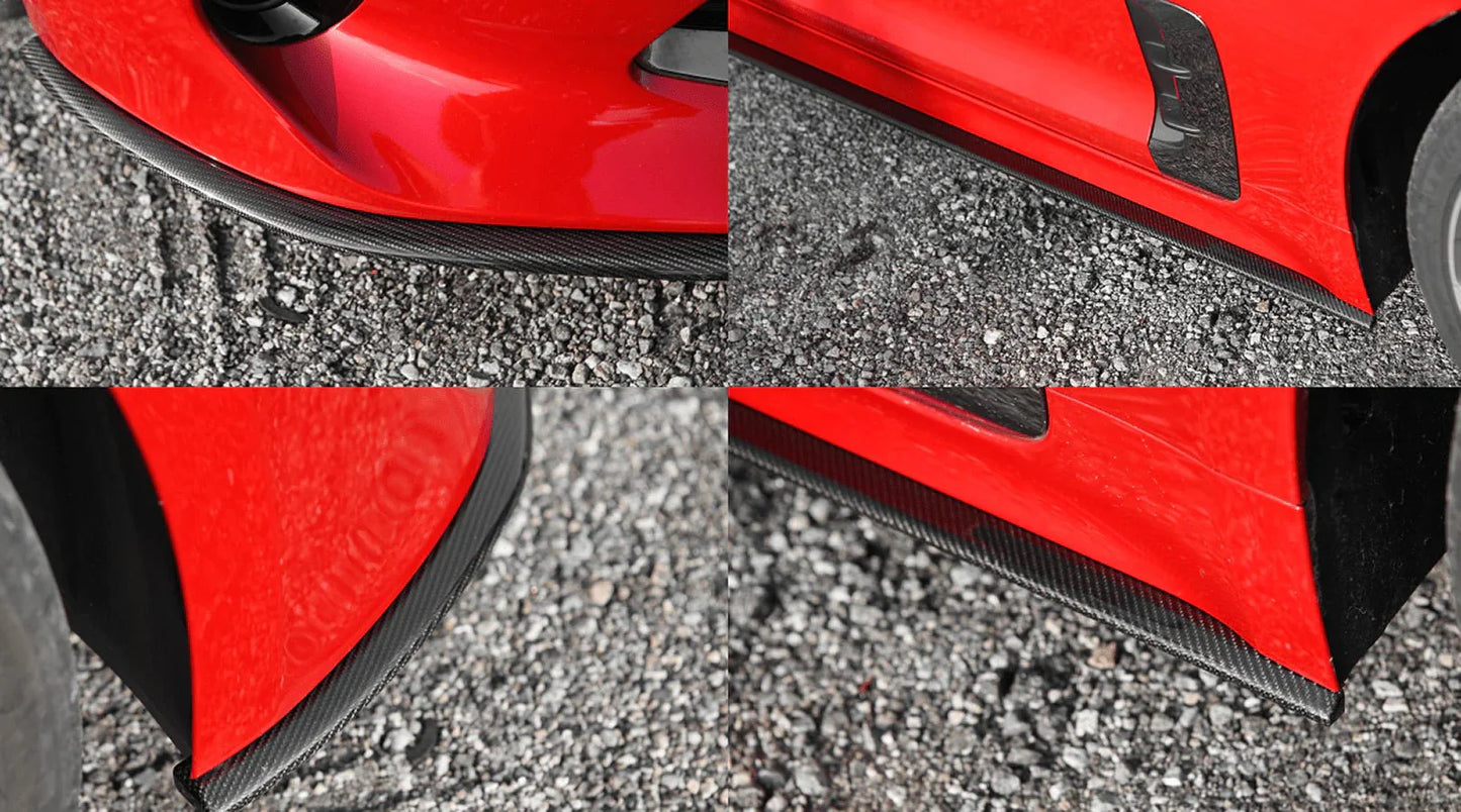 Kia Stinger Carbon Fibre Front Lip V1 by Adro (2018+) - | Front Lips & Splitters | FD Racing