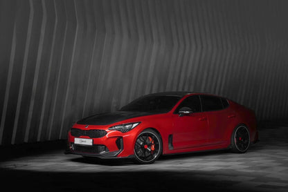 Kia Stinger Carbon Fibre Front Lip V2 by Adro (2018+) - | Front Lips & Splitters | FD Racing