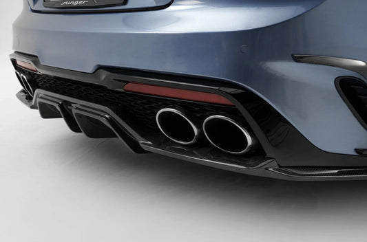 Kia Stinger Carbon Fibre Meister Rear Diffuser V3 by Adro (2018+) - | Rear Diffusers | FD Racing
