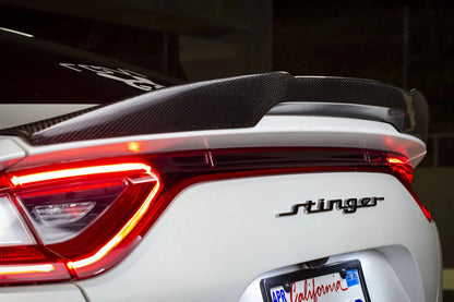 Adro Kia Stinger Carbon Fibre Rear Trunk Lip Spoiler V1 (2018+)