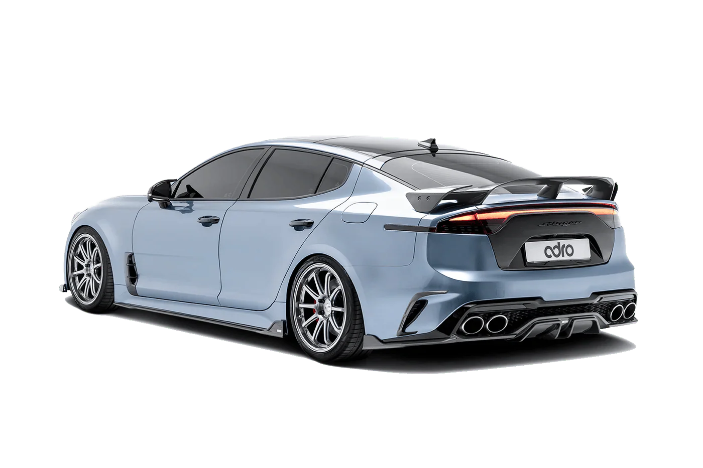Adro Kia Stinger Carbon Fibre Rear Wing Spoiler V3 (2018+)