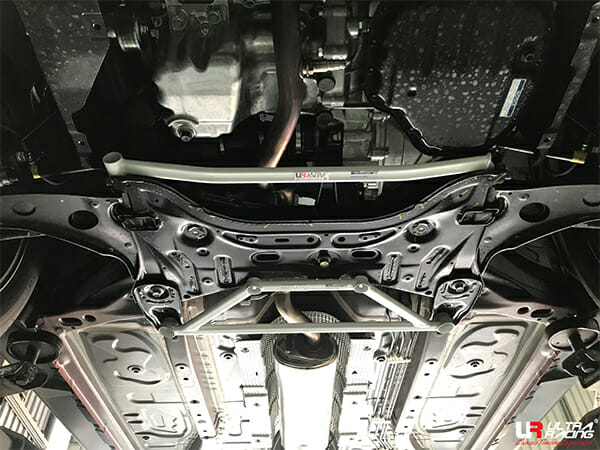 Ultra Racing 2-Point Front Lower Tiebar for Perodua Ativa 1.0T