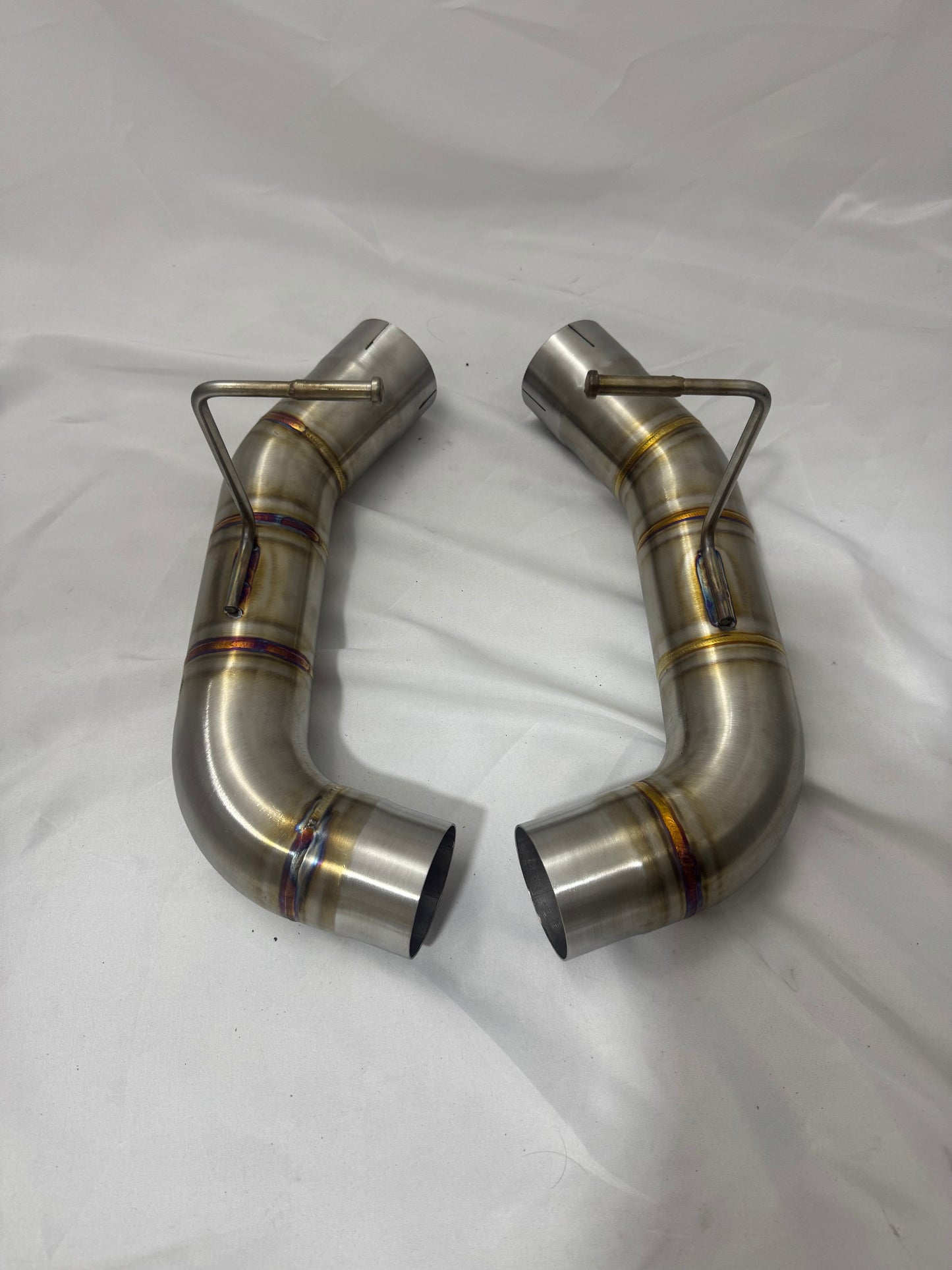 Nicromobeum UK McLaren 570S/GT Rear Exhaust Section in Stainless or Titanium