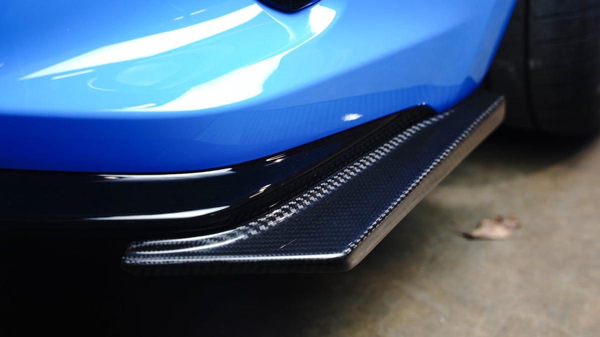 APR Carbon Fibre Rear Bumper Skirts for Honda Civic Type R FL5 2023+ - image 3