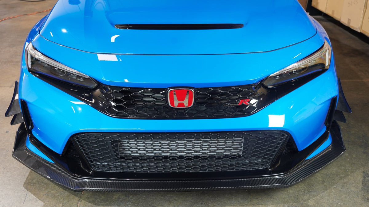 APR Carbon Fibre Front Bumper Canards for Honda Civic Type R FL5 2023+ - image 6