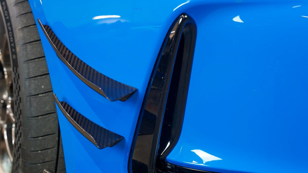 APR Carbon Fibre Front Bumper Canards for Honda Civic Type R FL5 2023+ - image 4