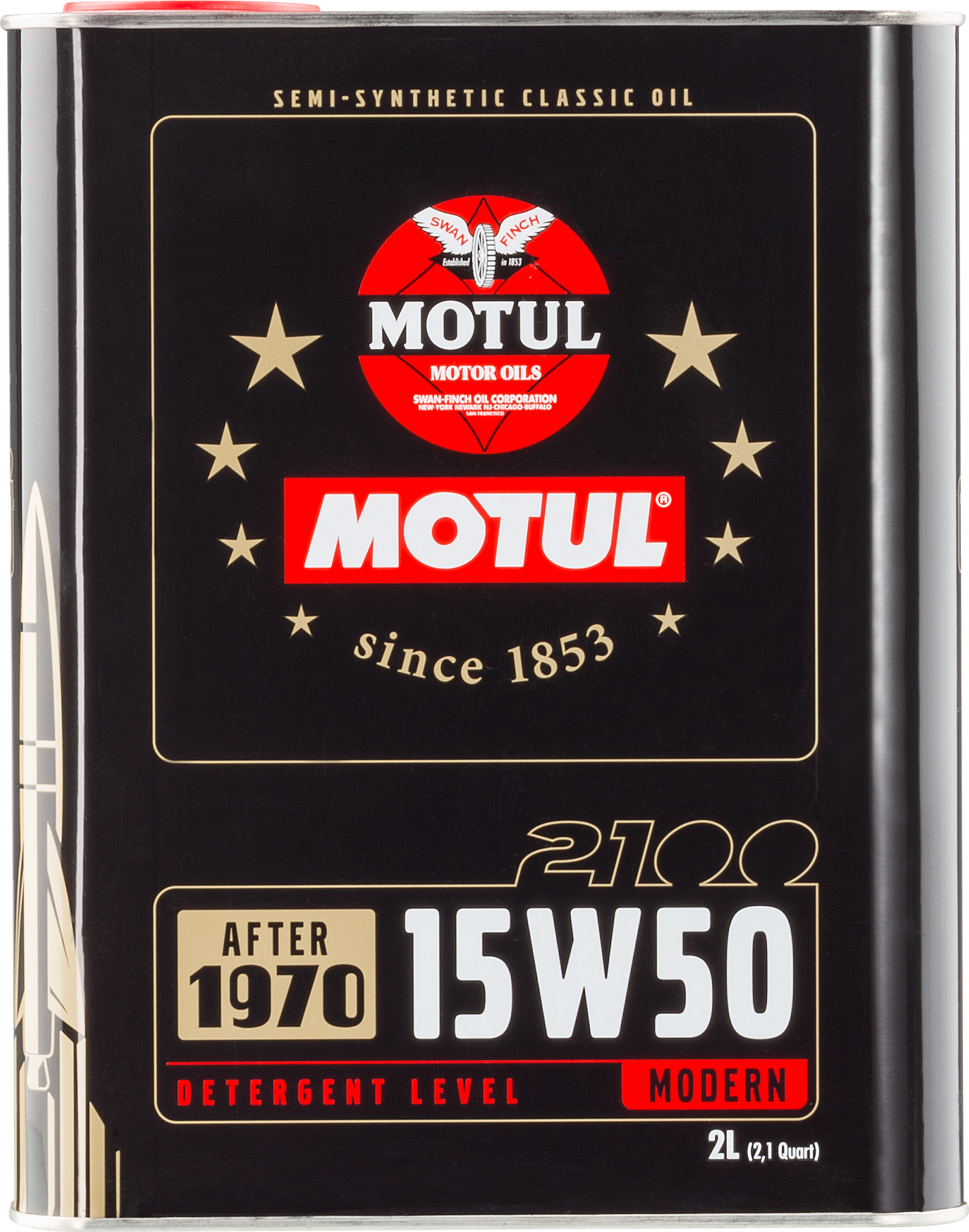 Motul Classic 2100 15W50 Mineral Engine Oil – 2 Litre