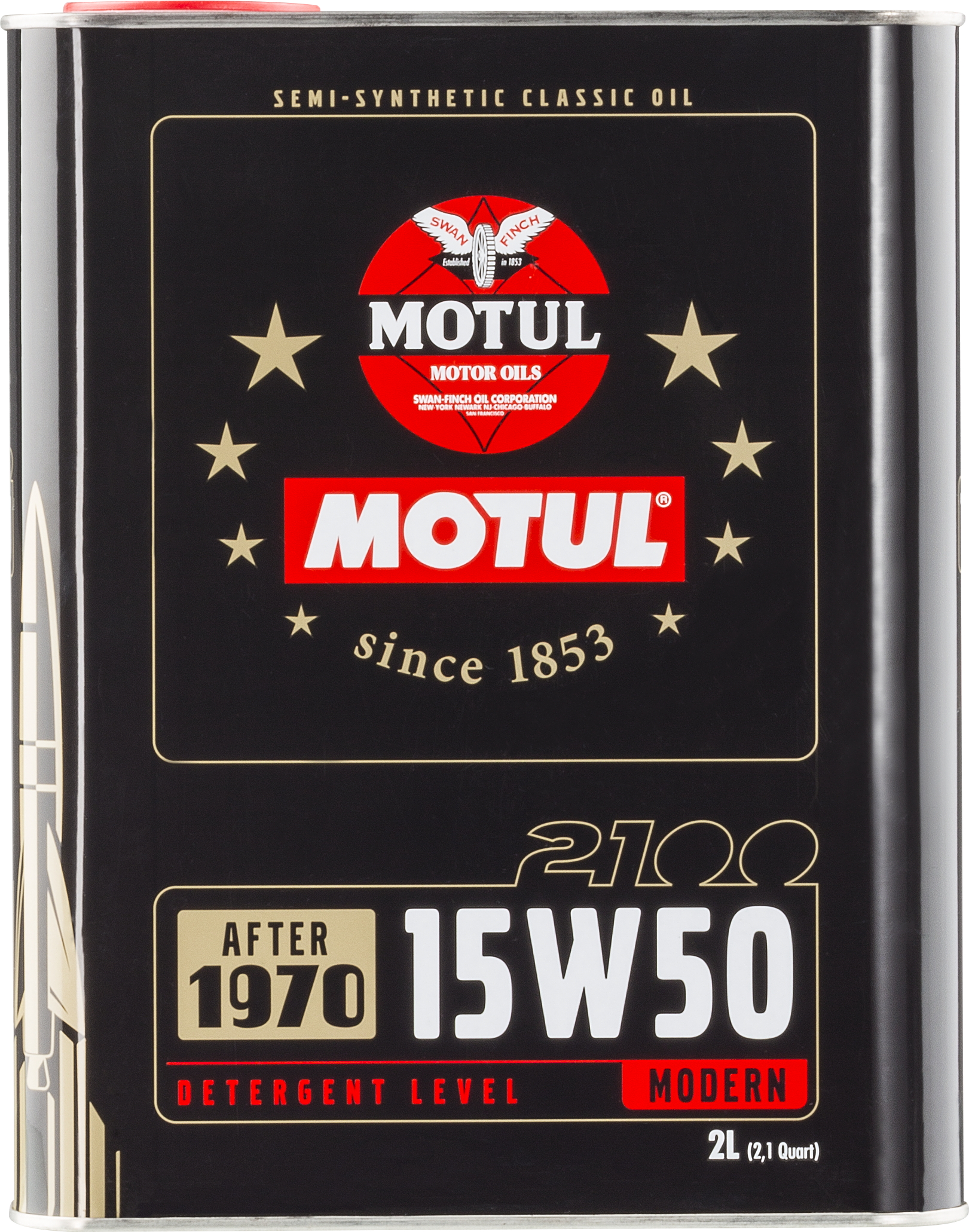Motul Classic 2100 15W50 Mineral Engine Oil – 2 Litre