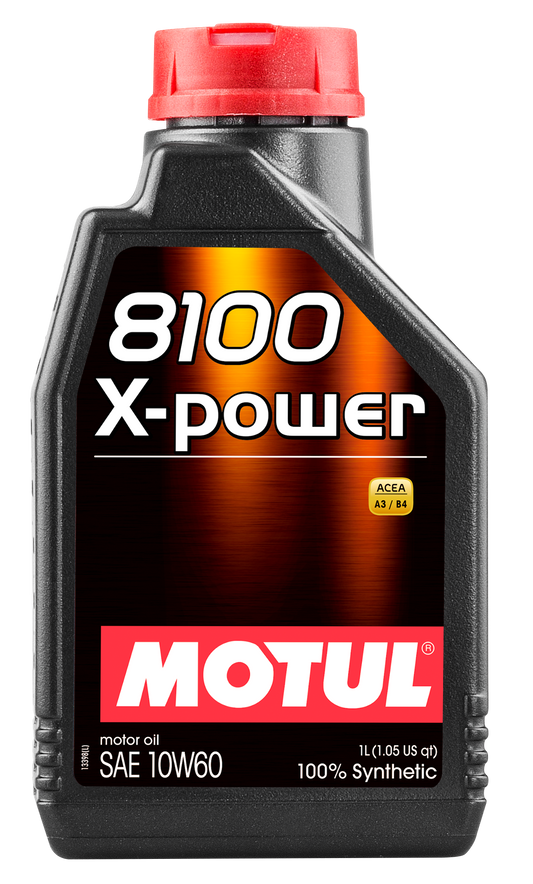 Motul 8100 X-POWER 10W60 Engine Oil – 1 Litre