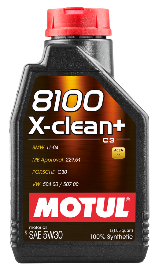 Motul 8100 X-CLEAN 5W30 Engine Oil – 1 Litre