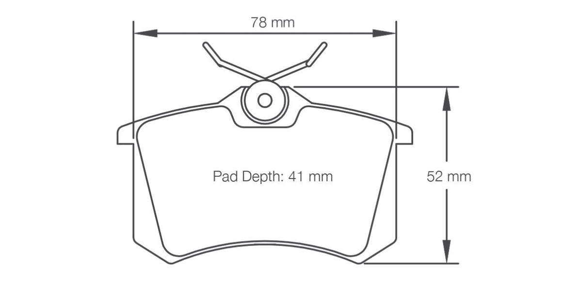 Pagid Racing Brake Pads 1158 - Rear - Audi A3 / TT / S4 / RS3, VW Golf Mk3 / Mk4, Clio RS, Megane RS