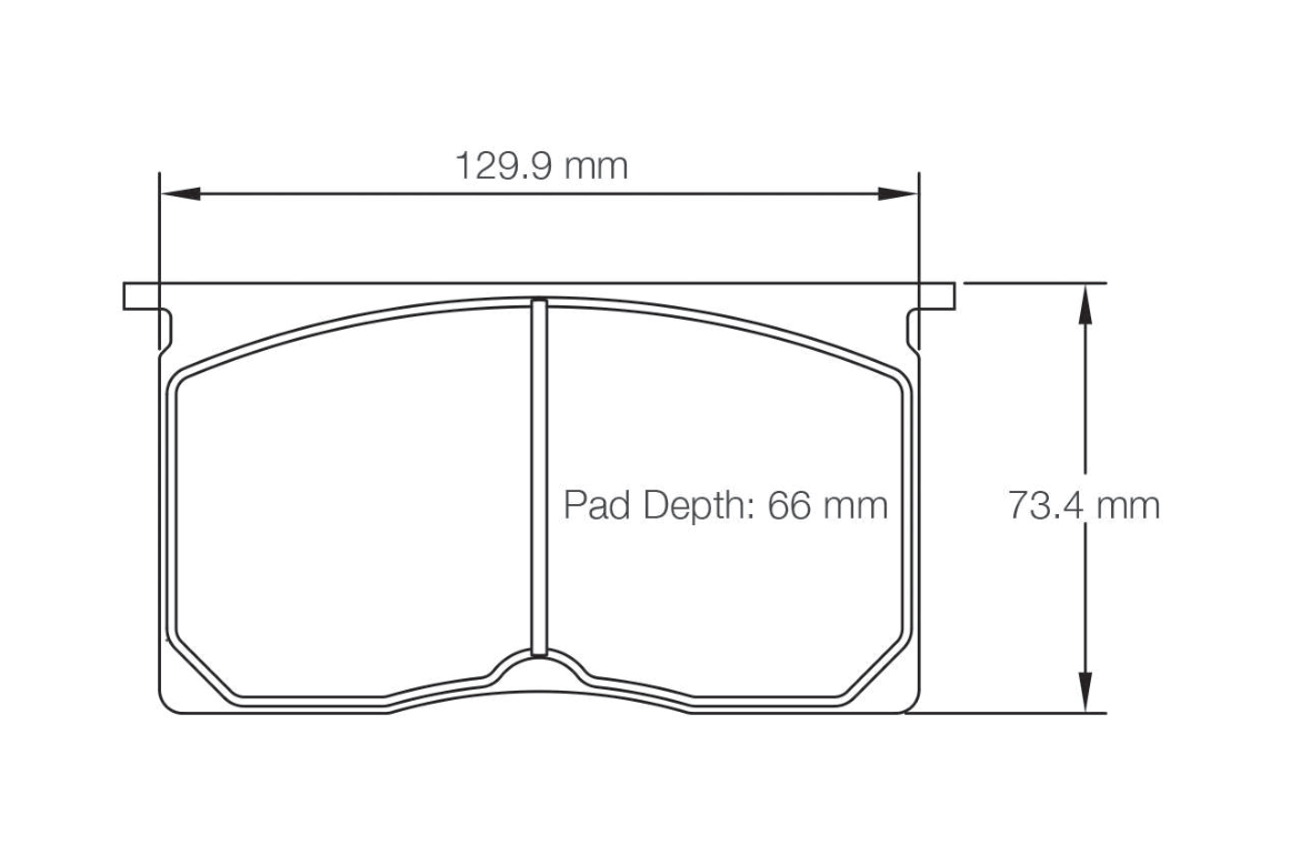 Pagid Racing Brake Pads 1196 - BMW M1 Procar (Race Car)