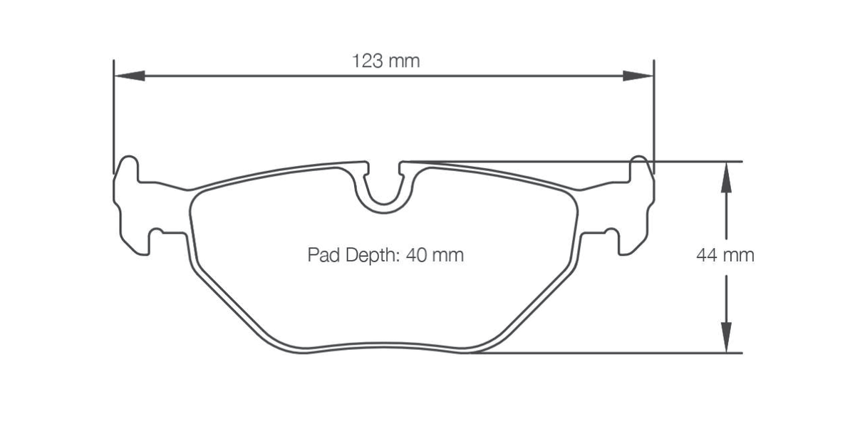 Pagid Racing Brake Pads 1285 - Rear - BMW M3 E30 / E36, M5 E34, Z3 M, Z4, 3 Series E36 / E46