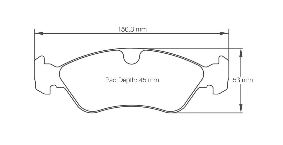 Pagid Racing Brake Pads 1288 - Front - Vauxhall Astra GSi / GTE 16V, Calibra 16V