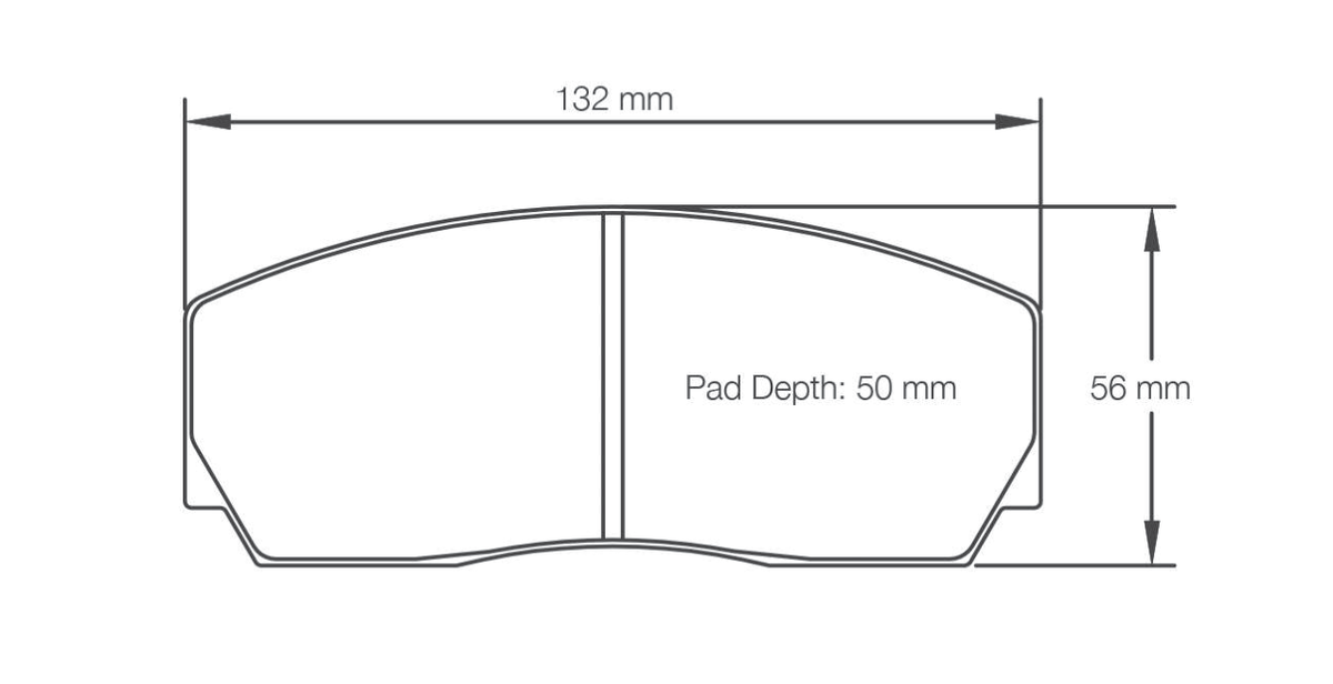 Pagid Racing Brake Pads 1361 - Rear - Audi RS6 C8 Ceramic Brakes