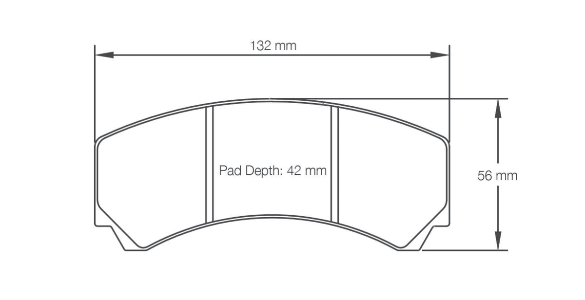 Pagid Racing Brake Pads 2126 - AP Racing CP3215 Calipers