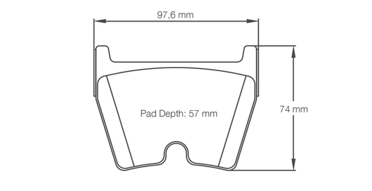 Pagid Racing Brake Pads 2931 - Front - Audi R8, RS3, RS4, RS5, RS6, TT RS, Lamborghini Gallardo / Huracan