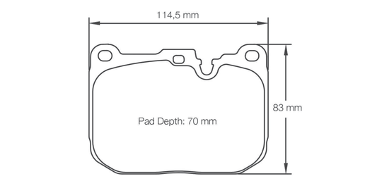 Pagid Racing Brake Pads 4931 - Front - BMW M2, M3 F80, M4 F82, M135i, M235i