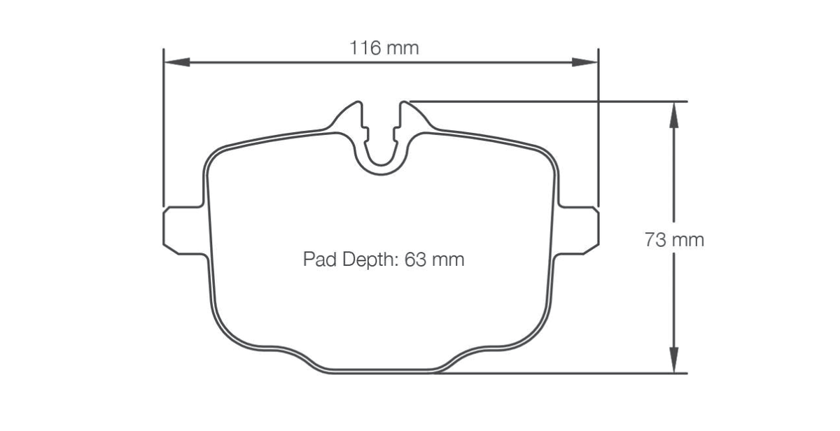 Pagid Racing Brake Pads 4932 - Rear - BMW M2 G87, M3 G80, M4 G82, M5 F10, M6