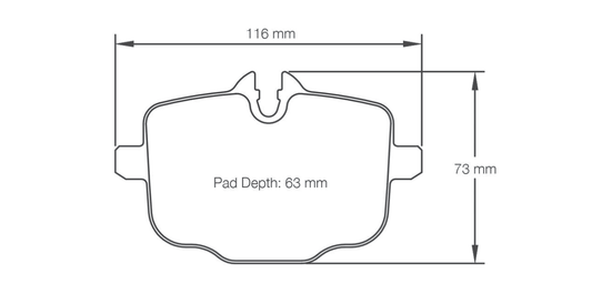 Pagid Racing Brake Pads 4932 - Rear - BMW M2 G87, M3 G80, M4 G82, M5 F10, M6