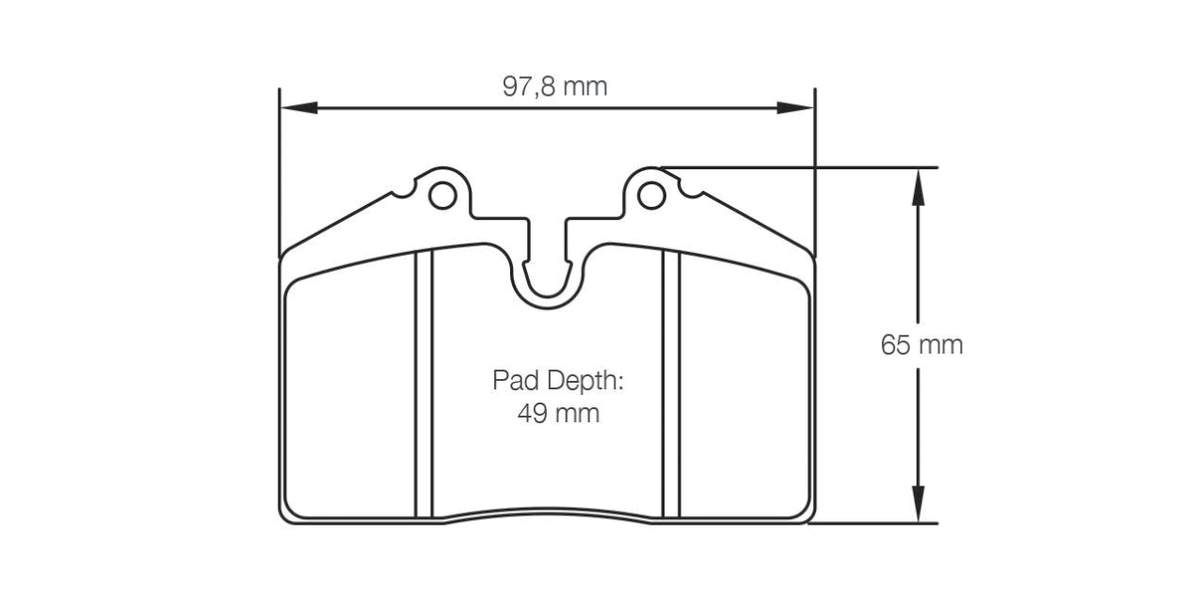 Pagid Racing Brake Pads 1916 - Lucas / Girling 16/4 Calipers