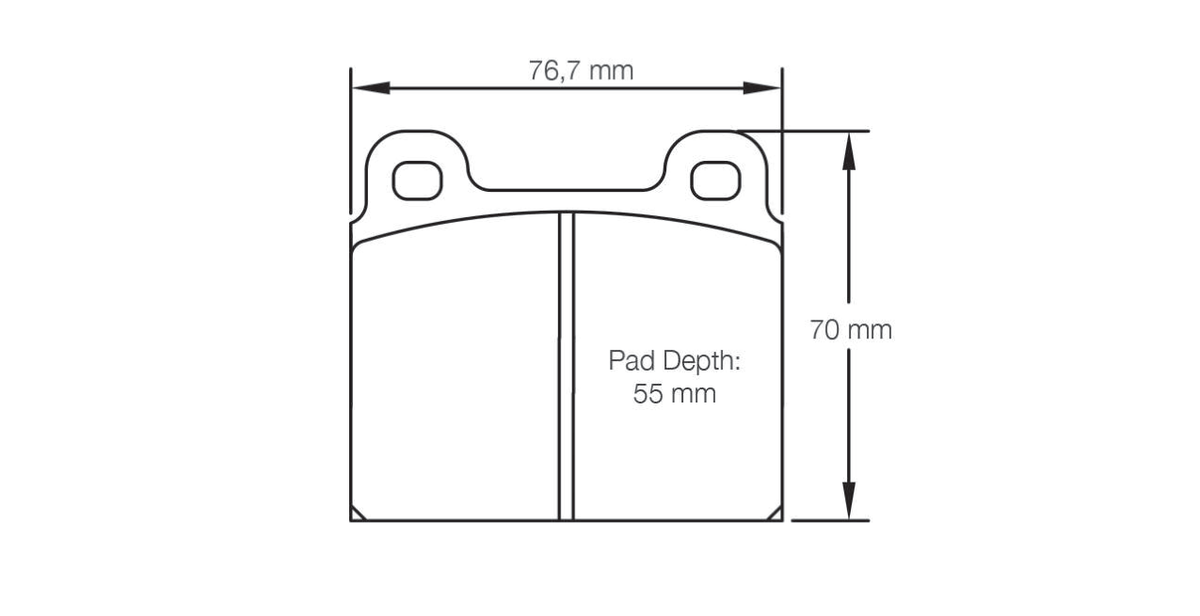 Pagid Racing Brake Pads 4503 - Front - Porsche 911 S (1972 - 1983)