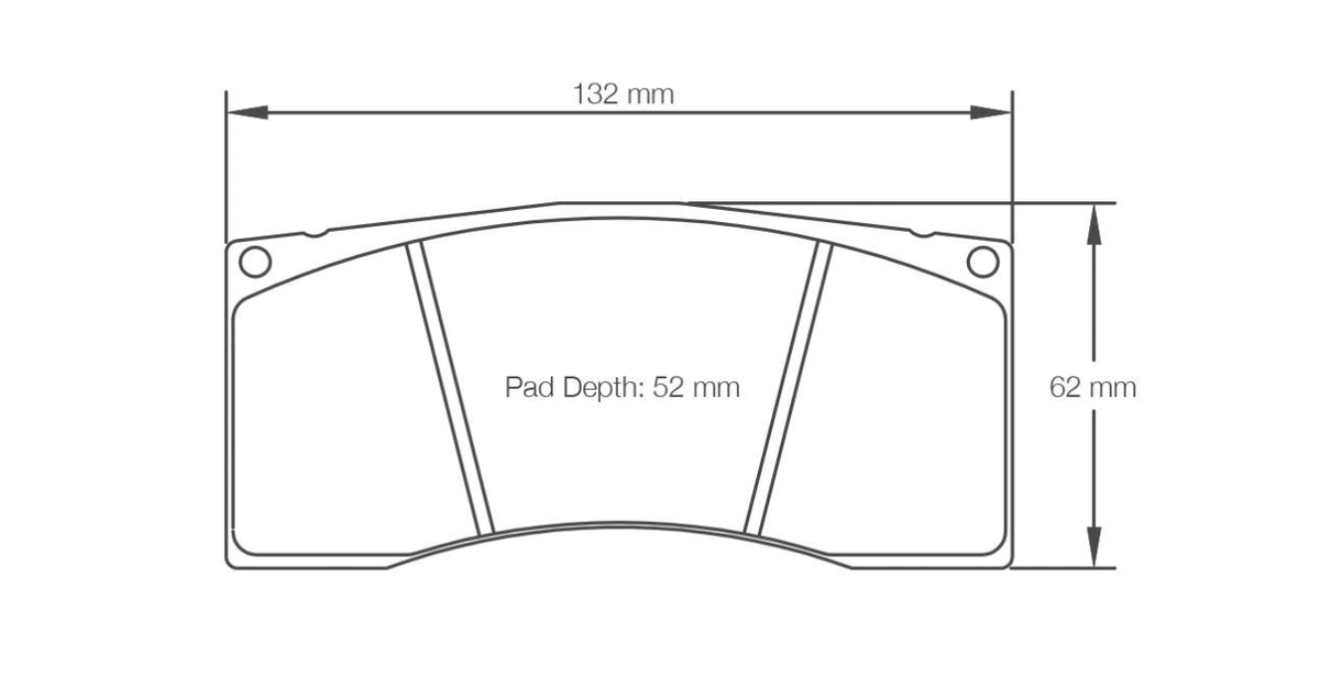 Pagid Racing Brake Pads 4912 - Alcon CAR68 / PNR4423 Calipers