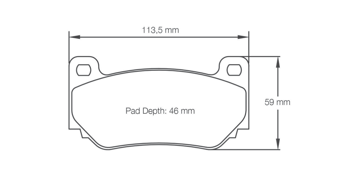Pagid Racing Brake Pads 8076 - AP Racing CP7600 Calipers