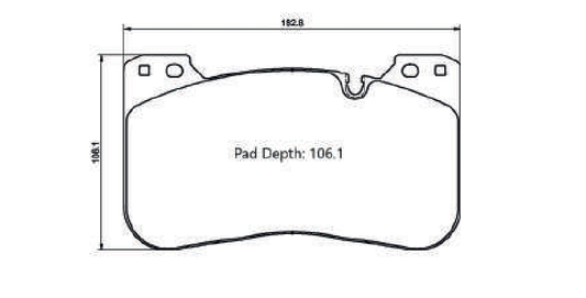 Pagid Racing Brake Pads 8288 - Front - BMW M5 F90, M8