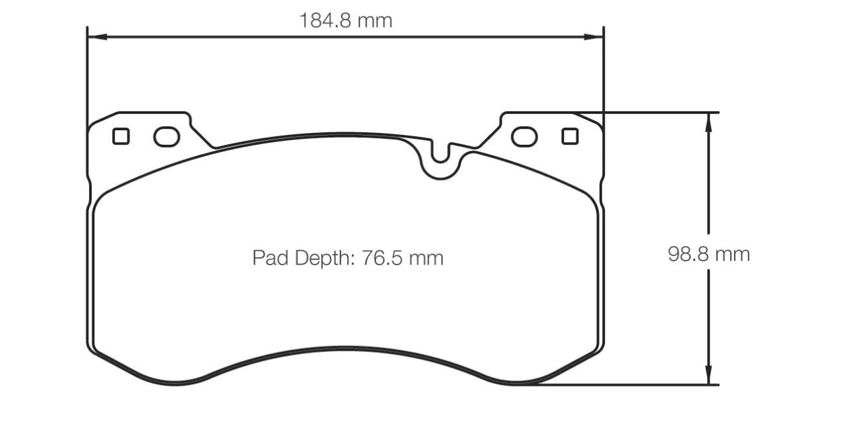 Pagid Racing Brake Pads 8302 - Front - BMW M2 G87, M3 G80, M4 G82