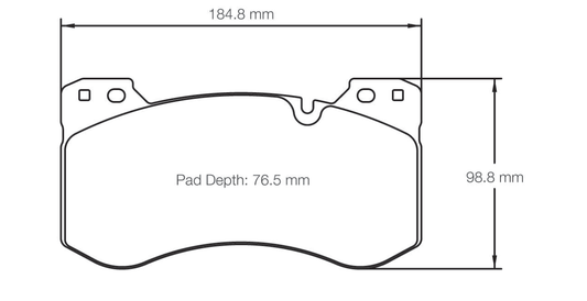 Pagid Racing Brake Pads 8302 - Front - BMW M2 G87, M3 G80, M4 G82