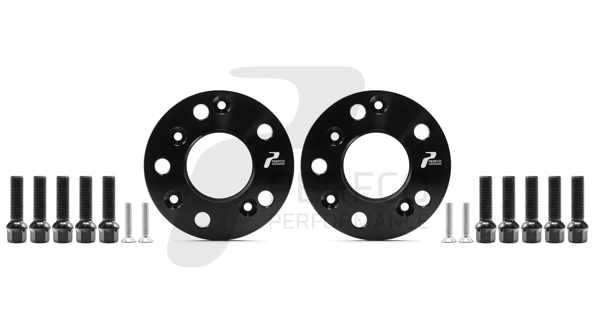 Perfco Performance 16mm wheel spacers, 5x112, 66.5mm centre bore (photo shared across sizes)