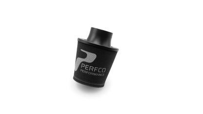 Perfco Performance an series alloy neck cone air filter, 80mm neck, 150mm OD (view 2)