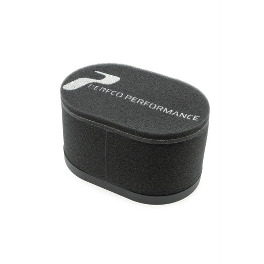 Perfco Performance CA2 single carburettor air filter, square top, 118mm high