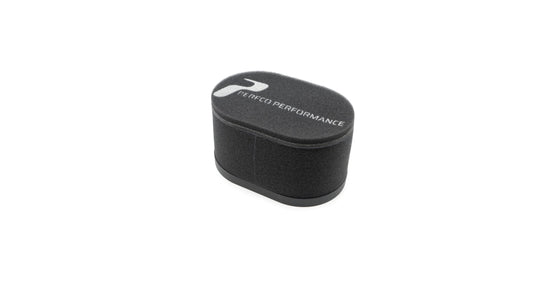 Perfco Performance CA2 single carburettor air filter, square top, 118mm high (view 2)