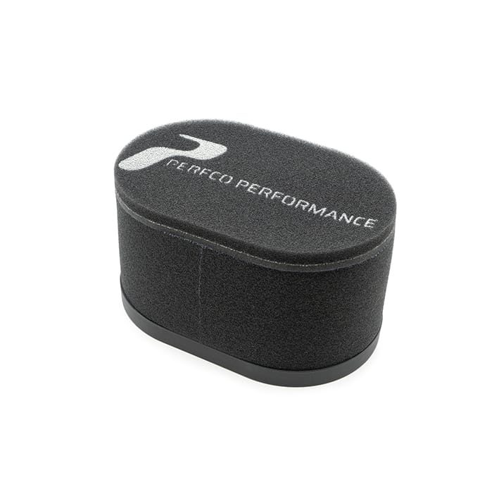 Perfco Performance CA2 single carburettor air filter, square top, 118mm high (view 3)