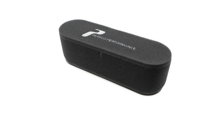 Perfco Performance CA4 twin carburettor air filter, square top, 130mm high (view 2)
