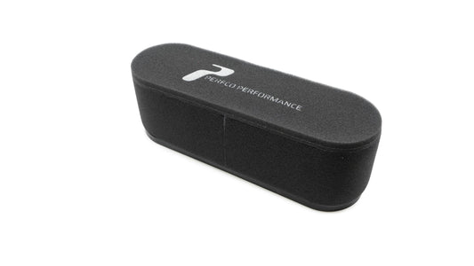 Perfco Performance CA4 twin carburettor air filter, square top, 130mm high (view 2)