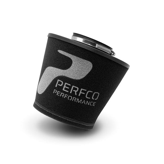 Perfco Performance rn series rubber neck cone air filter, 80mm neck, 200mm OD (view 2)