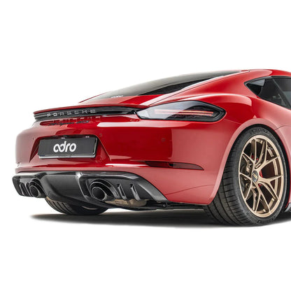 Adro Prepreg Carbon Rear Diffuser for Porsche 718