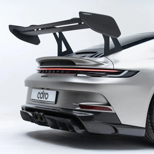 Porsche 992.1 GT3 Pre - Preg Carbon Fibre AT - P Swan Neck Rear Wing by Adro - | Rear Wings | FD Racing